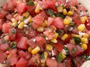 A picture of raw corn kernels