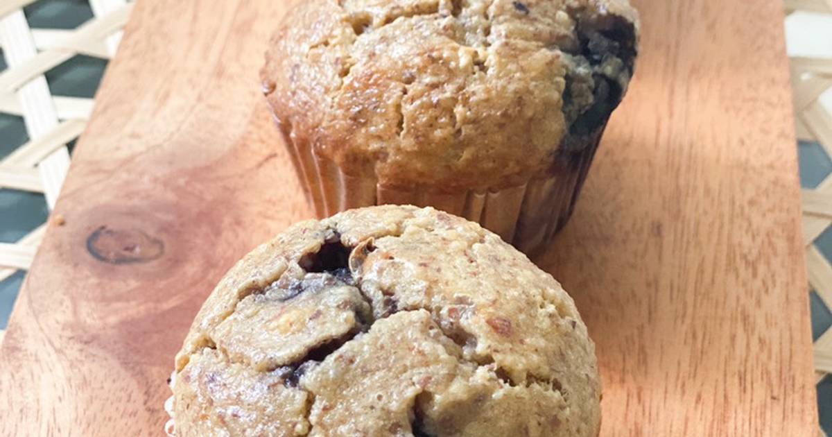 Resep No flour blueberry muffin (menu diet) oleh levi Cookpad