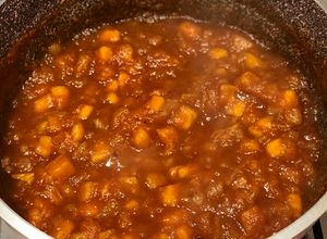 Una foto de Chutney de papaya