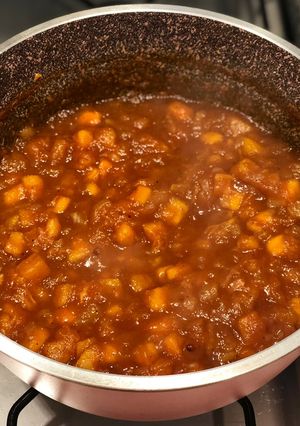 Una foto de Chutney de papaya