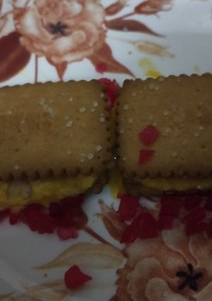 मॅगो कुल्फी सॅन्डविज (mango kulfi sandwich recipe in marathi) रेसिपी चे मुख्य फोटो 