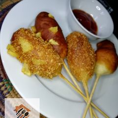 Corn dogs A picture of Corn dogs.