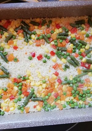 Rizs sütőben sütve recept fotója