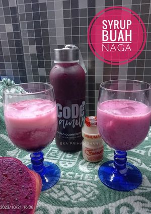Foto resep Syrup Buah Naga