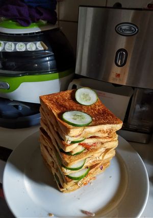 A picture of Lockdown sandwich.