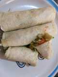 Mini burritos de pescado