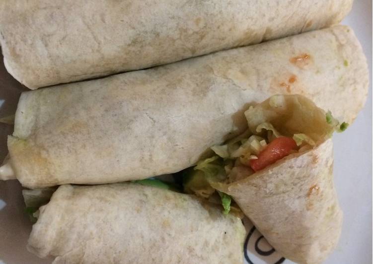 Mini burritos de pescado