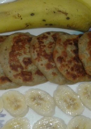 A picture of Eggless Banana Pancake.