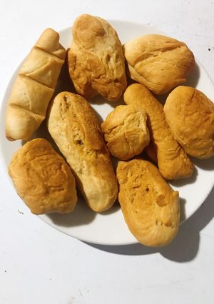 Hình của món Bánh mỳ mini bằng nồi thuỷ tinh.