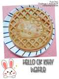 Hello Cik Kitty Waffle