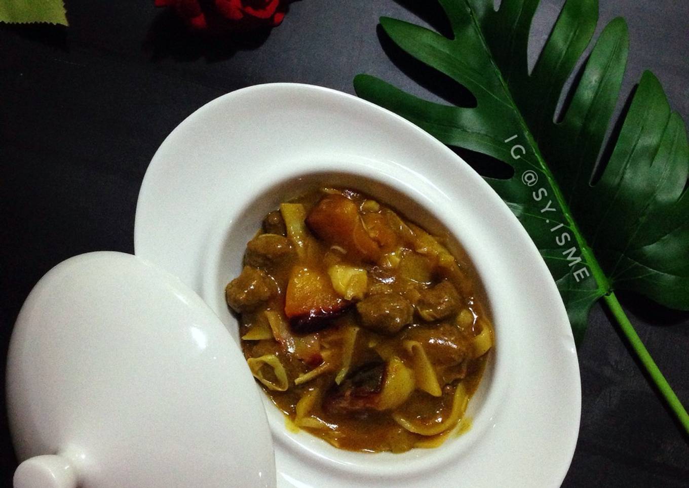 Kare Rebung Daging Cincang