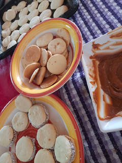 Una foto de Alfajores de maicenas sin manteca