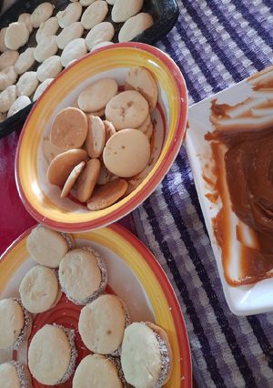 Una foto de Alfajores de maicenas sin manteca