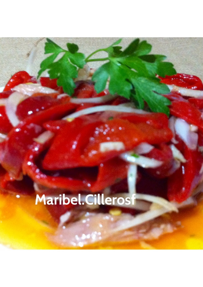 Una foto de Ensalada de pimientos