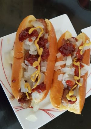 A picture of My Brioche Hot Dog.