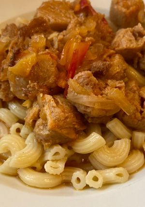 Szójapörkölt recept fotója
