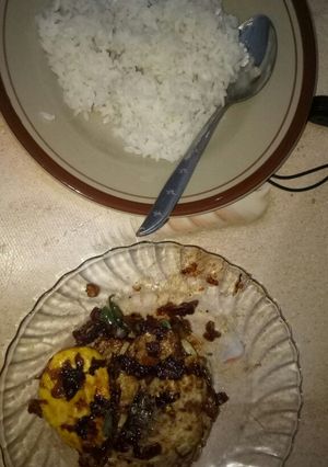 Foto resep Nasi telor sederhana