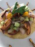 Ceviche de tilapia con plátano