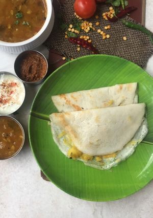 मसाला डोसा (masala dosa recipe in Hindi) रेसिपी मुख्य फोटो