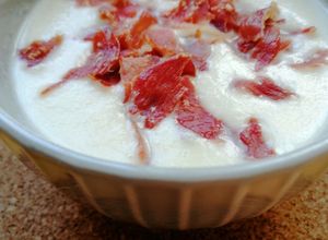 Foto principal de Sopa fría de melón con jamón
