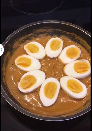 صورة لوصفة طبخه اتكنز بيض بالفول