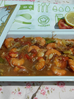 Foto resep Udang Saos Padang