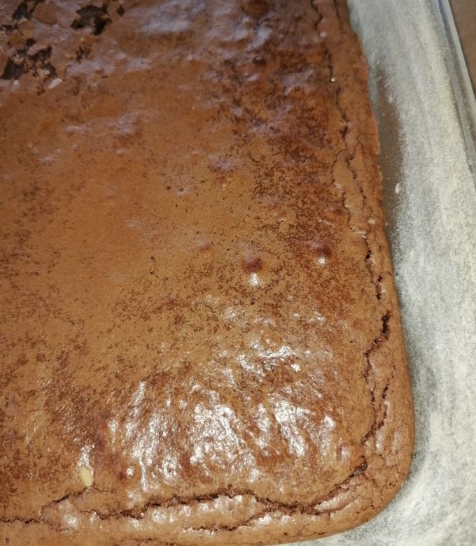 Una foto de Brownie de chocolate🍫🍫
