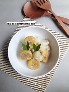 Foto resep Kolak pisang ubi putih kuah putih