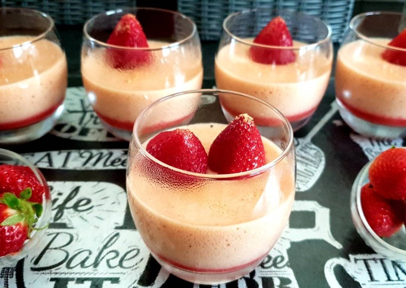 Mousse a la fraise