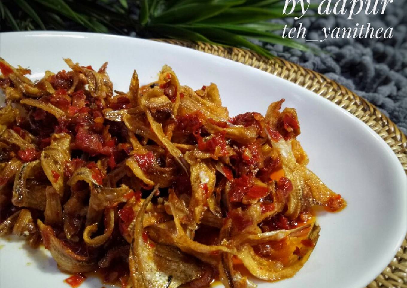 Balado Ikan Asin Bulu Ayam #BikinRamadanBerkesan