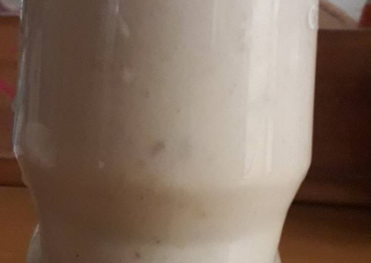 Recipe of Homemade Fruits Yoghurt shake