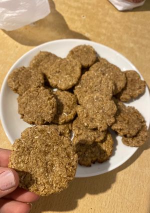 Una foto de Galletitas integrales sanas