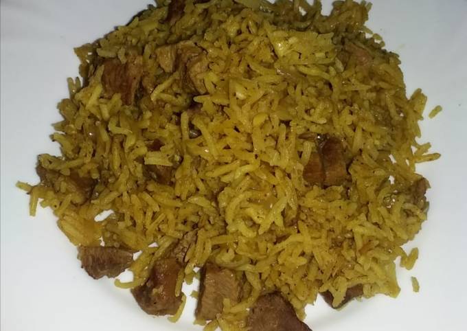 Goat pilau