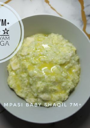 Foto resep MPASI 7M+ Menu 4 ☆》Bubur ayam mentega
