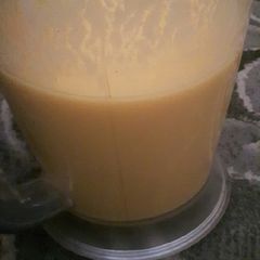 A picture of Mango and milk#author marathon.