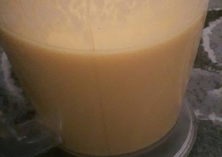 Recipe of Perfect Mango and milk#author marathon