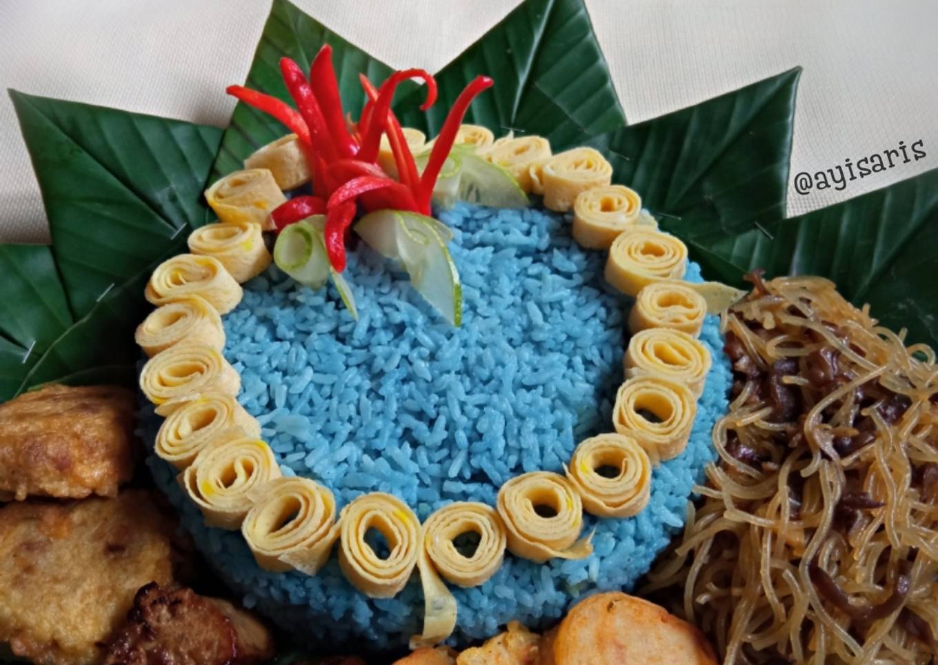 Nasi bunga telang