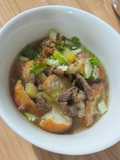 Model Gandum Kuah Daging Palembang
