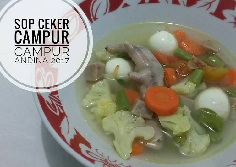 Sop Ceker Campur Campur