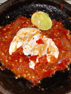 Foto resep Telur Asin Penyet Sambal Jeruk