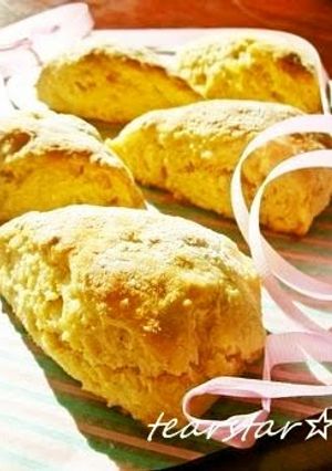 A picture of Soft & Crispy, Made with Jam Okara Scones.