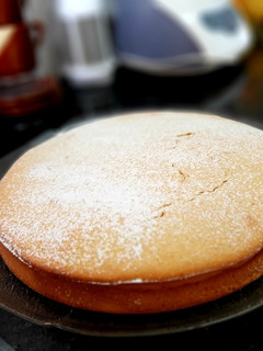 Una foto de Torta de avena y naranja