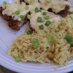 A picture of Italian parmesan crusted chicken breasts.