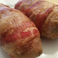 A picture of Bacon Wrapped Sweet Potatoes.