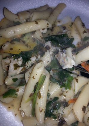 A picture of Busy mom's chicken Florentine.