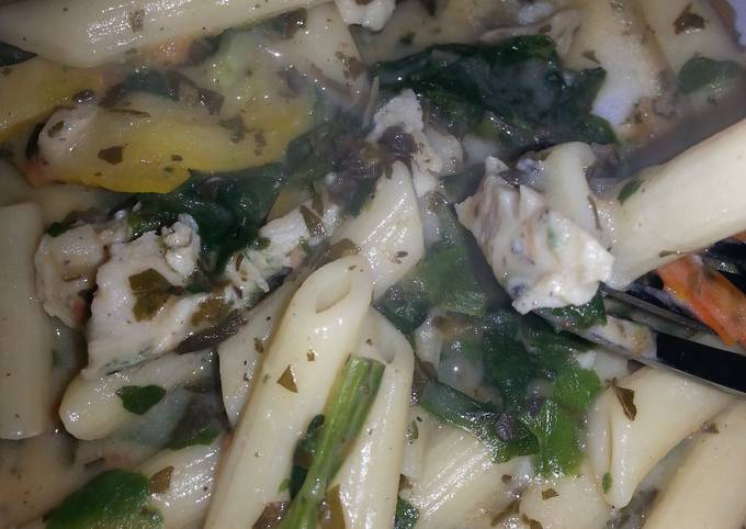 Step-by-Step Guide to Prepare Jamie Oliver Busy mom&#39;s chicken Florentine