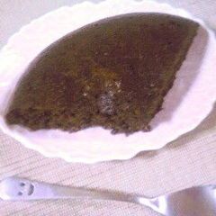 A picture of Low Calorie But Tastes Rich Okara Chocolate Cake Made in a Rice Cooker.