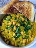 Curry de garbanzos & arroz
