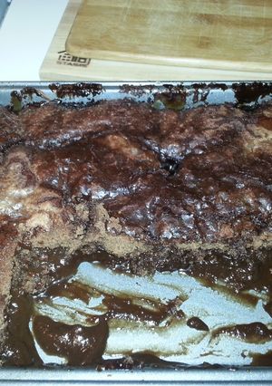 A picture of Double chocolate pudding cake.