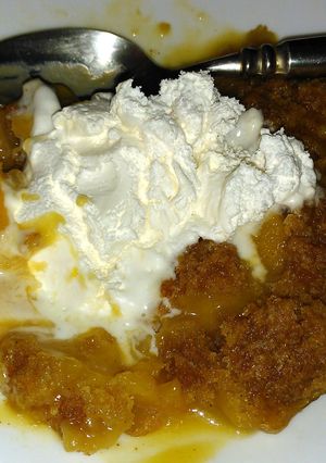A picture of Peach Crisp.